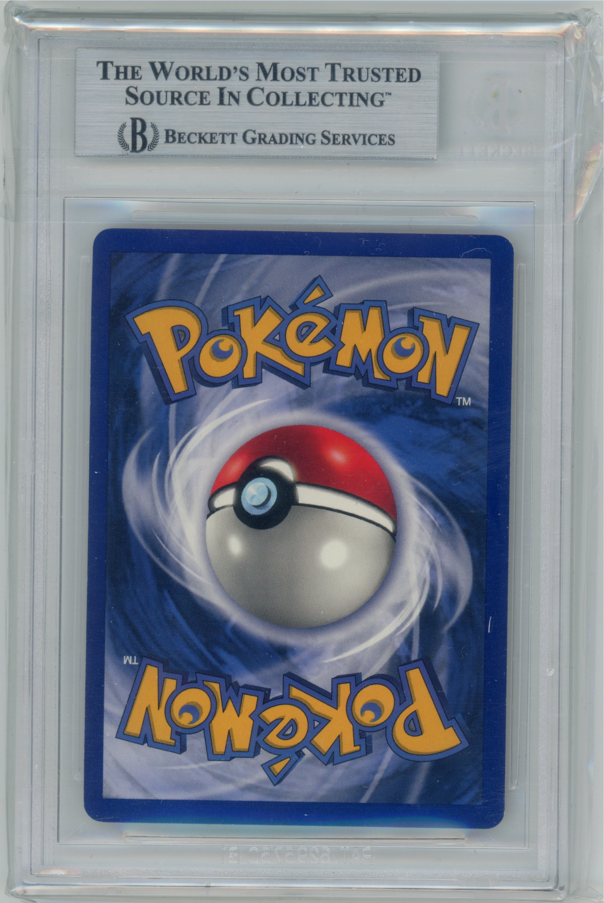 Chansey 3/102 SHADOWLESS Base Set BGS 8.5 — verso