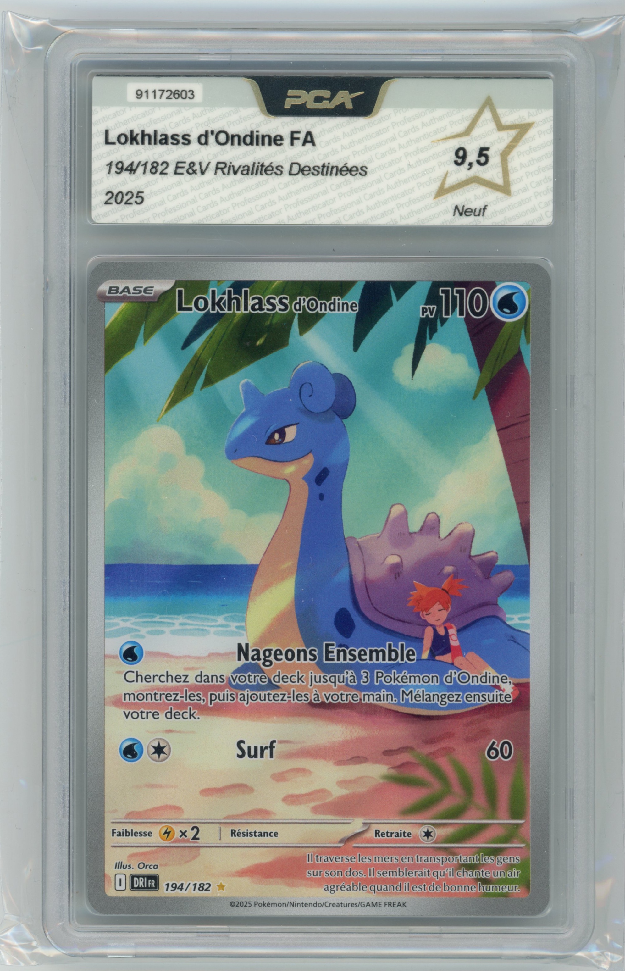Lokhlass d'Ondine 194/182 Rivalités Destinées PCA 9.5 — recto