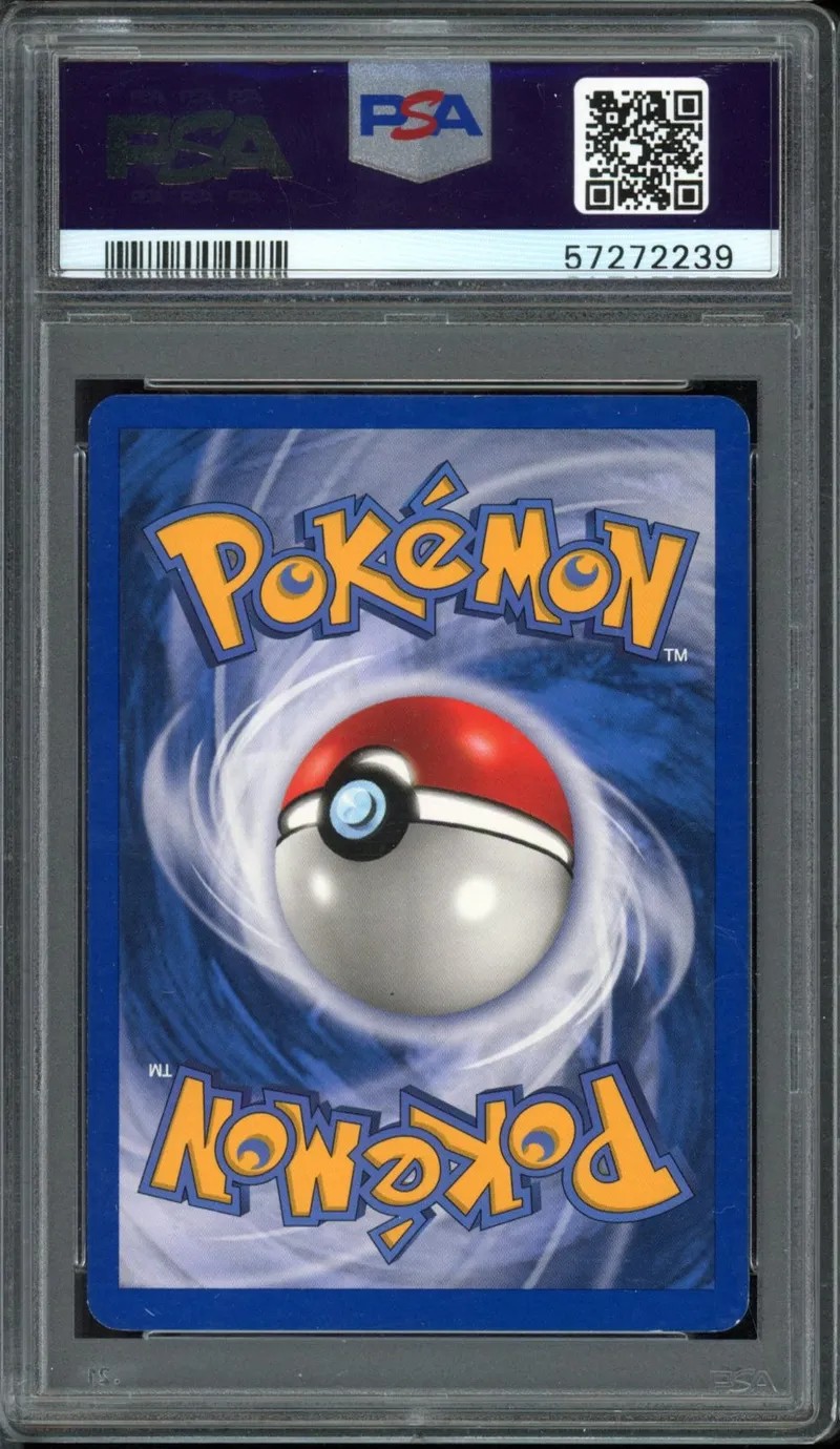 Dark Slowbro reverse foil 8/110 Legendary Collection PSA 7 — verso